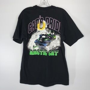 Vintage Arctic Cat Cat's Pride Rider's Club 1997 Snowmobile Tshirt Size Large